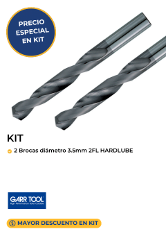 Garr Tool broca 2FL HARDLUBE precio Mexico