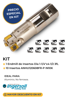 Insertos Ingersoll en Kit Mexico