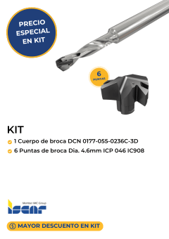 ISCAR Punta de broca ICP 046 IC908 Mexico 2024