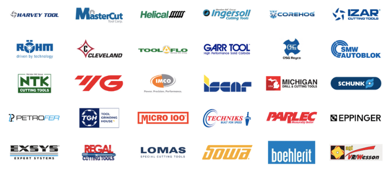 Outlet de marcas de herramientas de corte
