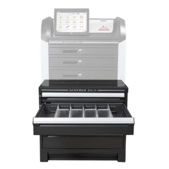 Vending Machine MATRIX DLS 8D para control de inventario de herramientas CNC Mexico
